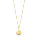 Halskette Plttchen 14mm, 50cm lang, 18 Karat Gelbgold vergoldet Bild 2