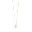 Halskette Kreuz, 18 Karat Rosegold vergoldet Bild 2