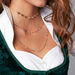 Choker Brezn, 18 Karat Gelbgold vergoldet, Beige Bild 2