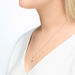 Halskette SPARKLE CROSS, 18 Karat Rosegold vergoldet Bild 3