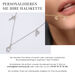 Halskette Letter N, 14 K Gelbgold mit Diamanten 