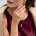 Ring X Cross, 18 K Gelbgold vergoldet, Gre 54 