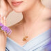 Halskette Blossom, 18 Karat Rosegold vergoldet Bild 3