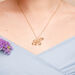 Halskette Blossom, 18 K Rosegold vergoldet Bild 4