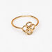 Ring Clover Charm, 18 K Rosegold vergoldet 