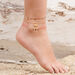 Fubndchen Platelet, 18 K Rosegold vergoldet, Koralle Bild 3