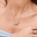 Halskette Blossom, 18 Karat Rosegold vergoldet Bild 5