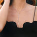Y-Halskette Basic, 18 Karat Rosegold vergoldet Bild 2