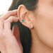 Silber Earcuff Gorgeous Gems, Labradorit, Rosegold Bild 3