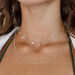 Halskette Amazonit, 18 K Rosegold vergoldet Bild 3