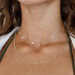 Halskette Platelet Trkis, 18 Karat Rosegold vergoldet Bild 3