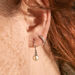 Ohrringe Rain Drop Perle, 18 K Rosegold vergoldet Bild 2