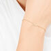 Armkette TINY LOVE mit Diamanten, 14 Karat Gelbgold Bild 2