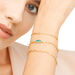 Silber Armkette, CUBE I, Rosegold Bild 2