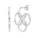 Creolen Clover Charm, klein, 925 Sterlingsilber Bild 2