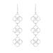 Ohrhnger Clover Charm, 925 Sterlingsilber Bild 2