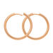 Klappcreolen Basic BOLD, 30 mm, 18 K Rosegold vergoldet Bild 5
