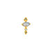 Silber Earcuff Gorgeous Gems, Labradorit, Gelbgold Bild 2