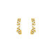 Mini Creole CRYSTAL, 18 K Gelbgold vergoldet Bild 2