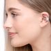 Earcuff Matt, 10mm, 18 K Rosegold vergoldet Bild 4