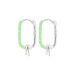 Silber Creole, Neon Twist Bild 2