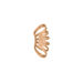 Earcuff Rock, 18 K Rosegold vergoldet Bild 2