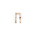 Earcuff Double Line, Zirkonia, 18 K Rosegold vergoldet Bild 2