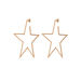 Creole STAR, 60mm, 18 K Rosegold vergoldet Bild 2