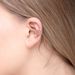 Earcuff Grid, 18 K Rosegold vergoldet Bild 2