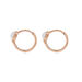 Creolen VALENTINE, Mondstein, 18 Karat Rosegold vergoldet Bild 3