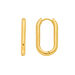 Creole Square, maxi, 18 K Gelbgold vergoldet Bild 2