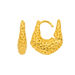 Creolen BOLD Dots, 18 K Gelbgold vergoldet Bild 4