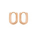 Creole Square, mini, 18 K Rosegold vergoldet Bild 3