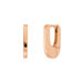 Creolen HUGGIE Oval, 18 K Rosegold vergoldet Bild 3