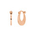Creolen HUGGIE Round, 18 K Rosegold vergoldet Bild 3