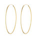 Creolen Pure, 70mm, 18 K Gelbgold vergoldet Bild 3