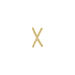 Earcuff Cross CZ, 18 K Gelbgold vergoldet Bild 3