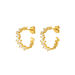 Creole ICE CUBE, Zirkonia, 18 K Gelbgold vergoldet Bild 3