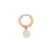 Single Creole PEARL, 18 K Rosegold vergoldet Bild 3