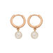 Creolen PEARLS, 18 K Rosegold vergoldet Bild 3
