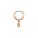 Single Creole PURE, 18 K Rosegold vergoldet Bild 3