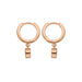 Creolen PURE, 18 K Rosegold vergoldet Bild 3
