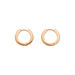 Mini-Klappcreolen, 18 K Rosegold vergoldet Bild 2