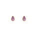 Ohrstecker Drop, Amethyst, 18 K Gelbgold vergoldet Bild 2