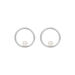 Ohrstecker Circle mit Perle, 925 Sterlingsilber Bild 2