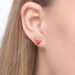 Ohrstecker Pink Valentine, 18 K Rosegold vergoldet Bild 4