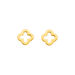 Ohrstecker MINI Clover, 18 K  Gelbgold vergoldet Bild 2