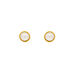 Ohrstecker mit Perle, 18 K Gelbgold vergoldet Bild 2