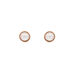Ohrstecker mit Perle, 18 K Rosegold vergoldet Bild 2