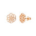 Ohrstecker Flower of Life, 18K Rosegold vergoldet Bild 2